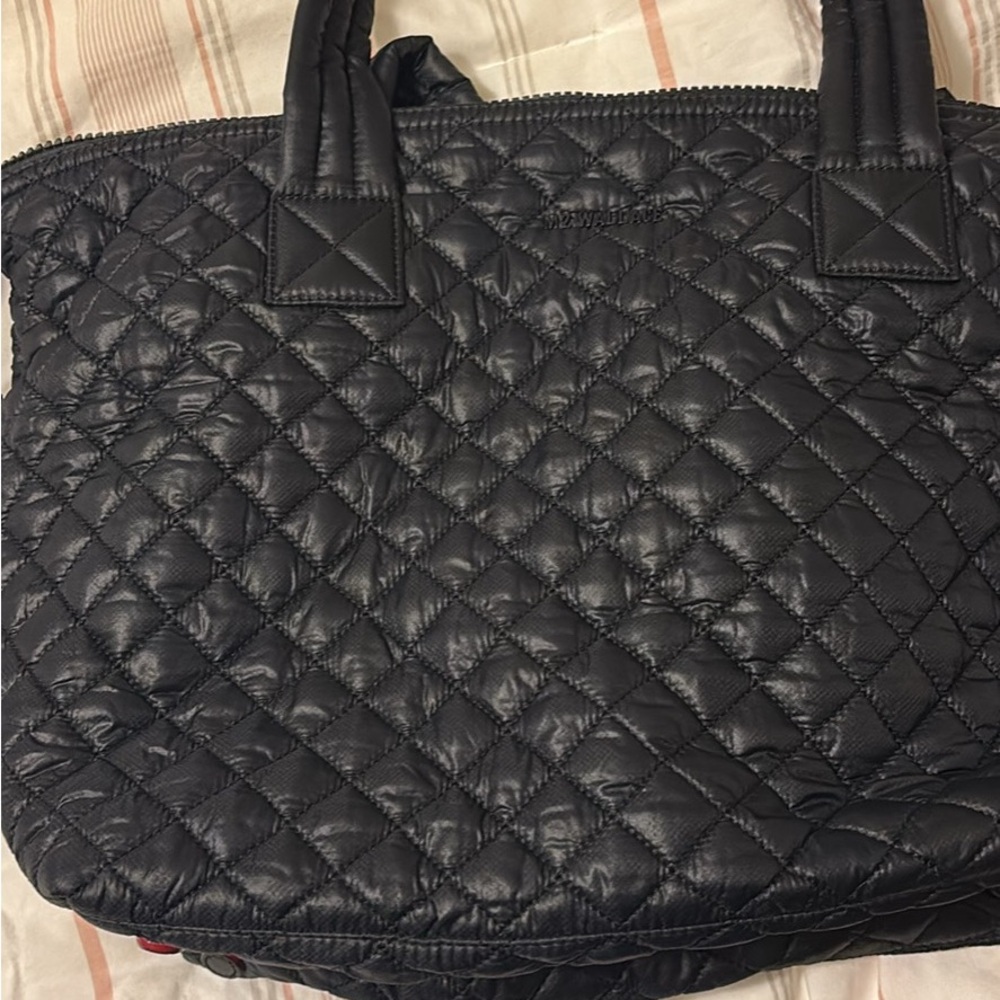 MZ Wallace Dark Quilted Tote